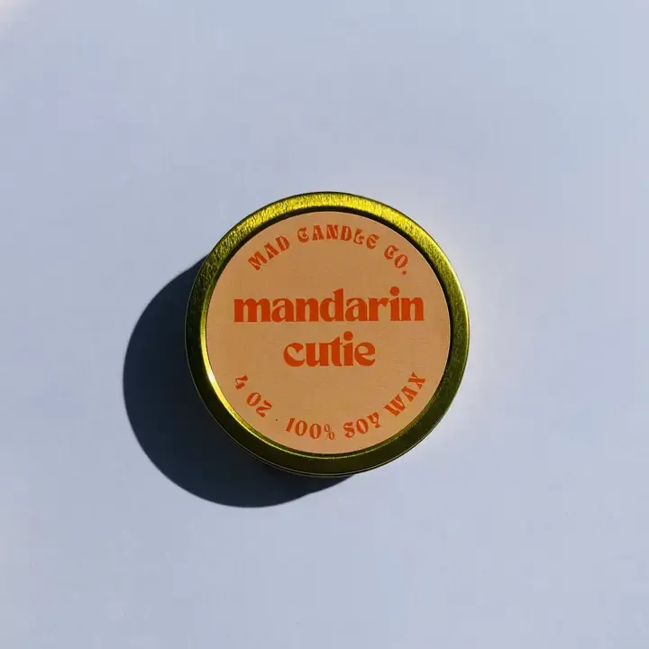 Mad Candle Co. Mandarin Cutie Soy Candle - 4oz