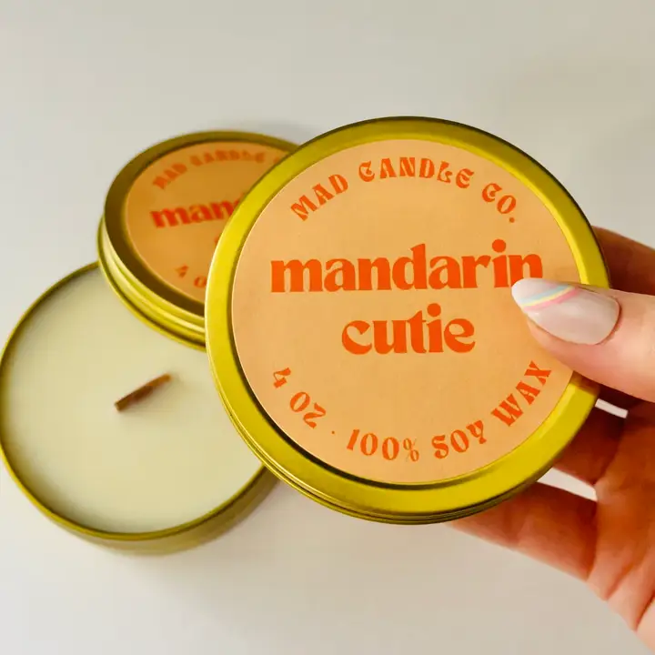 Mad Candle Co. Mandarin Cutie Soy Candle - 4oz