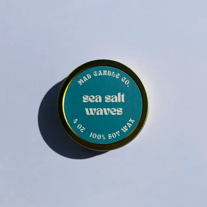 Mad Candle Co. Sea Salt Waves Soy Candle - 4oz