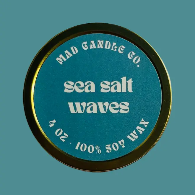 Mad Candle Co. Sea Salt Waves Soy Candle - 4oz