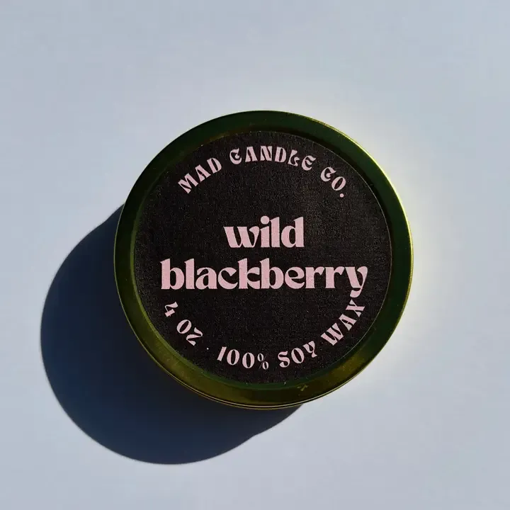 Mad Candle Co. Wild Blackberry Soy Candle - 4oz