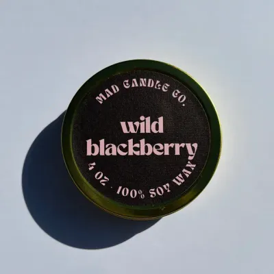 Mad Candle Co. Wild Blackberry Soy Candle - 4oz Mad Candle Co. Wild Blackberry Soy Candle - 4oz
