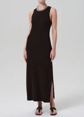 Citizens of Humanity Isabel Rib Tank Dress in Chocolate Citizens of Humanity Isabel Rib Tank Dress in Chocolate
