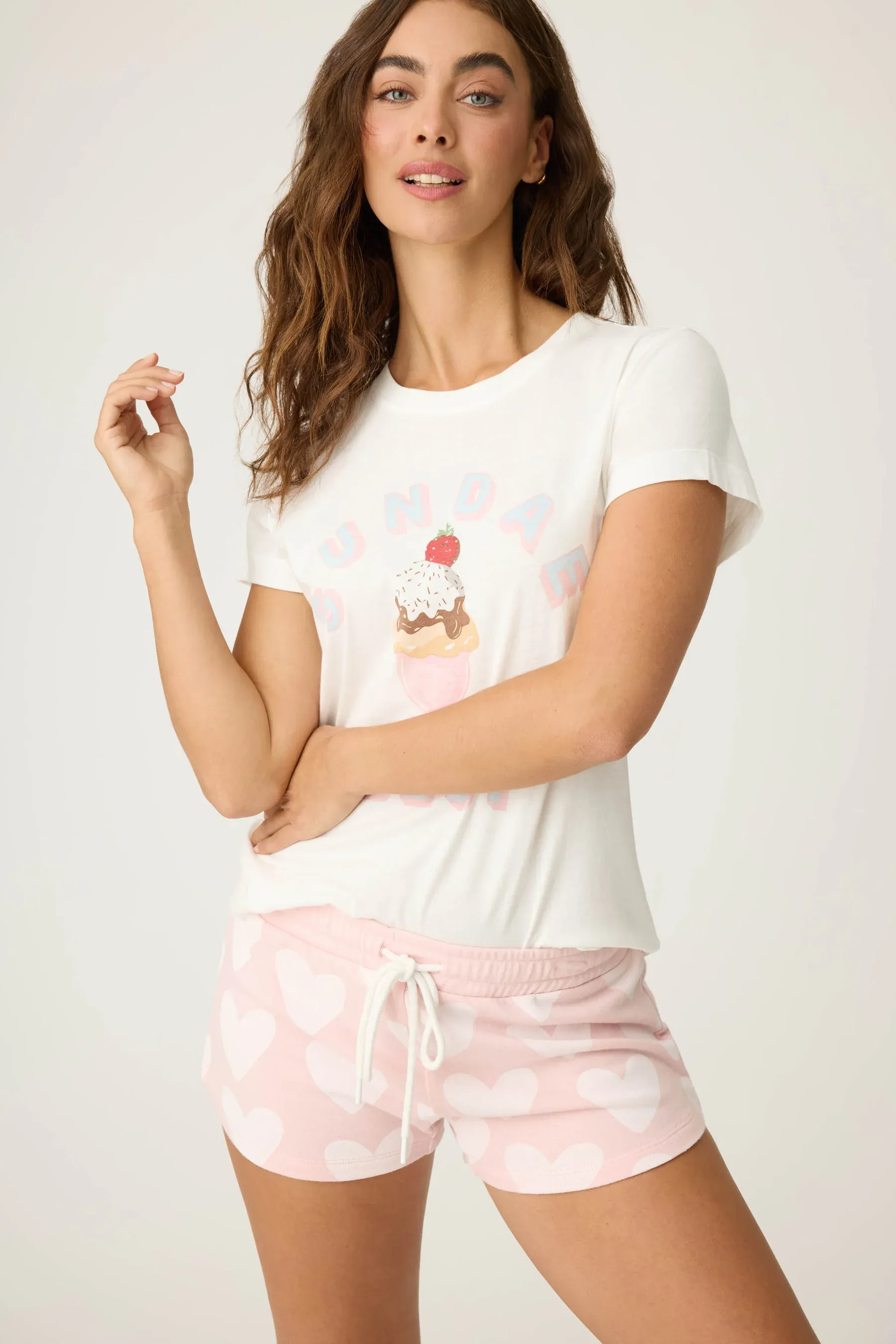 PJ Salvage Sundae Best Shorts in Blush