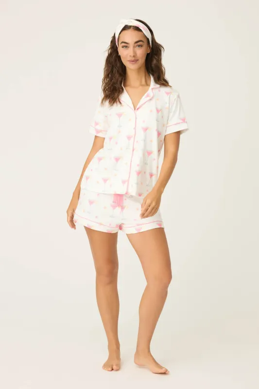 PJ Salvage Tini Time PJ Set in Ivory PJ Salvage Tini Time PJ Set in Ivory