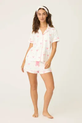 PJ Salvage Tini Time PJ Set in Ivory PJ Salvage Tini Time PJ Set in Ivory