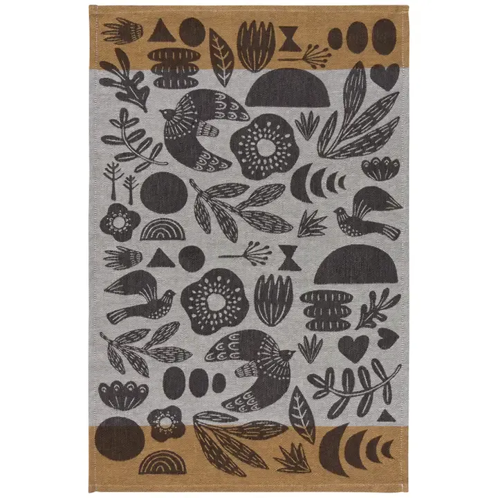 Danica Studio Woven Cotton Jacquard Dishtowel in Myth