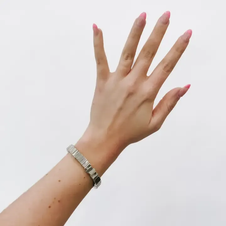 Pretty Simple Sophia Stretch Bracelet in Silver