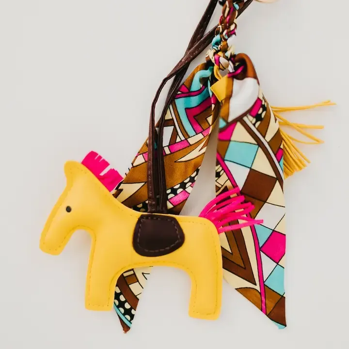Pretty Simple Secretariat Bag Charm in Yellow