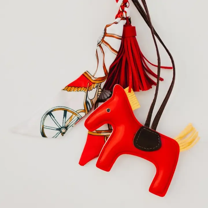 Pretty Simple Secretariat Bag Charm in Red