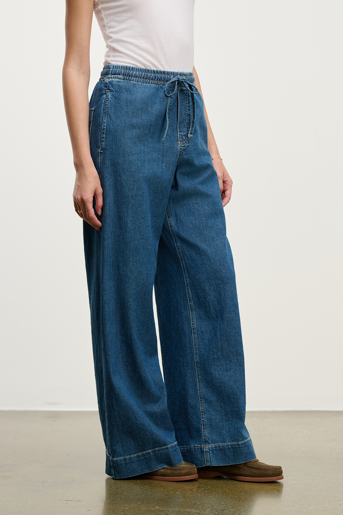 Velvet Mira Denim Pull-On Pant in Classic
