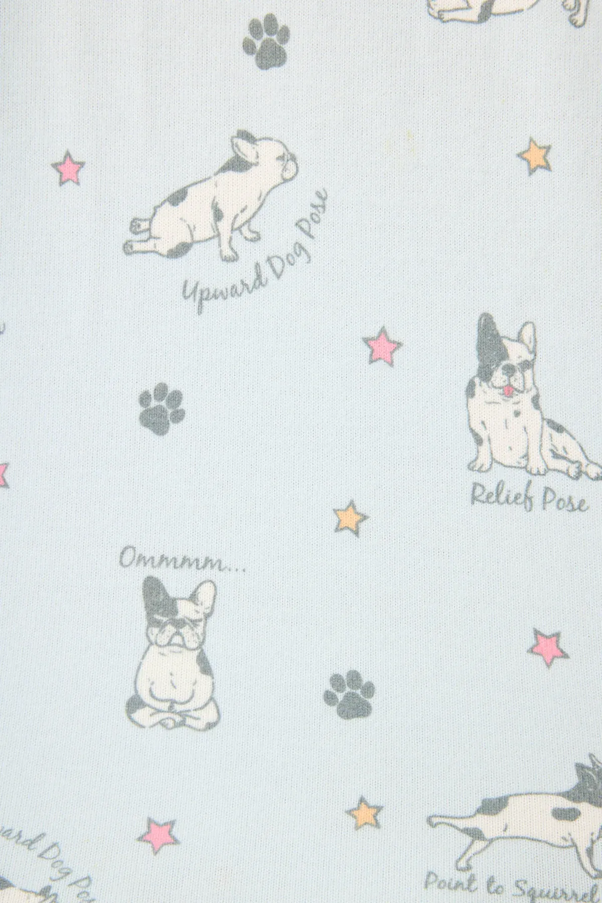 PJ Salvage Paws and Breathe 3-piece PJ Set in Blue Mist