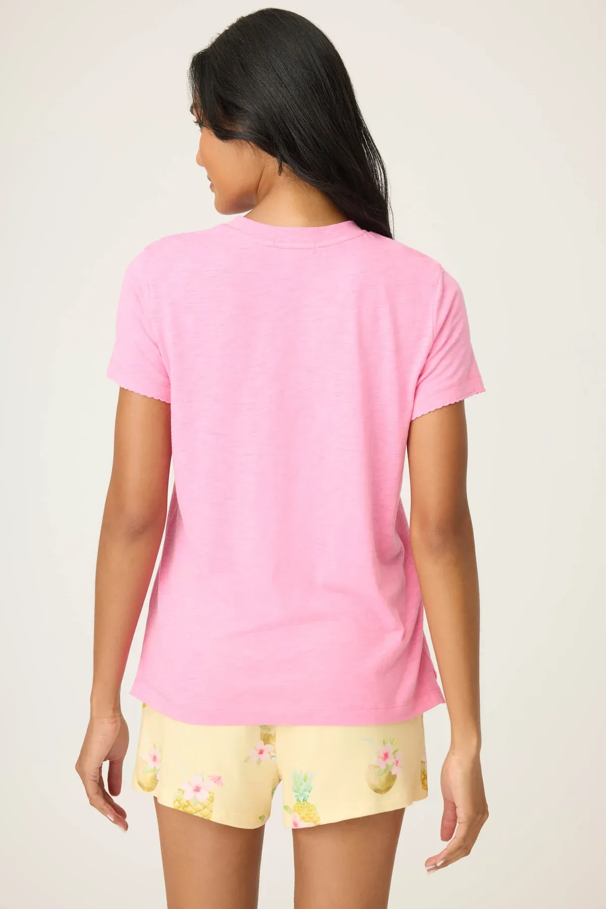 PJ Salvage Back To Basics Short Sleeve Top in Sorbet