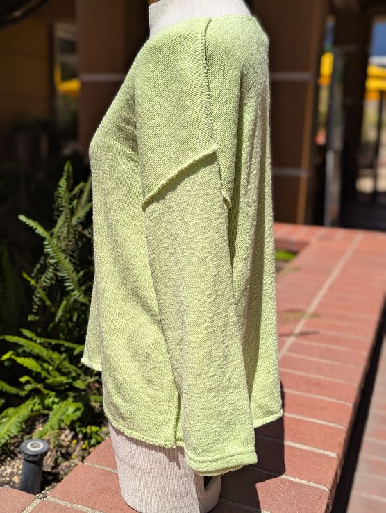 Avalin 3/4 Scoop Neck Sweater in Green