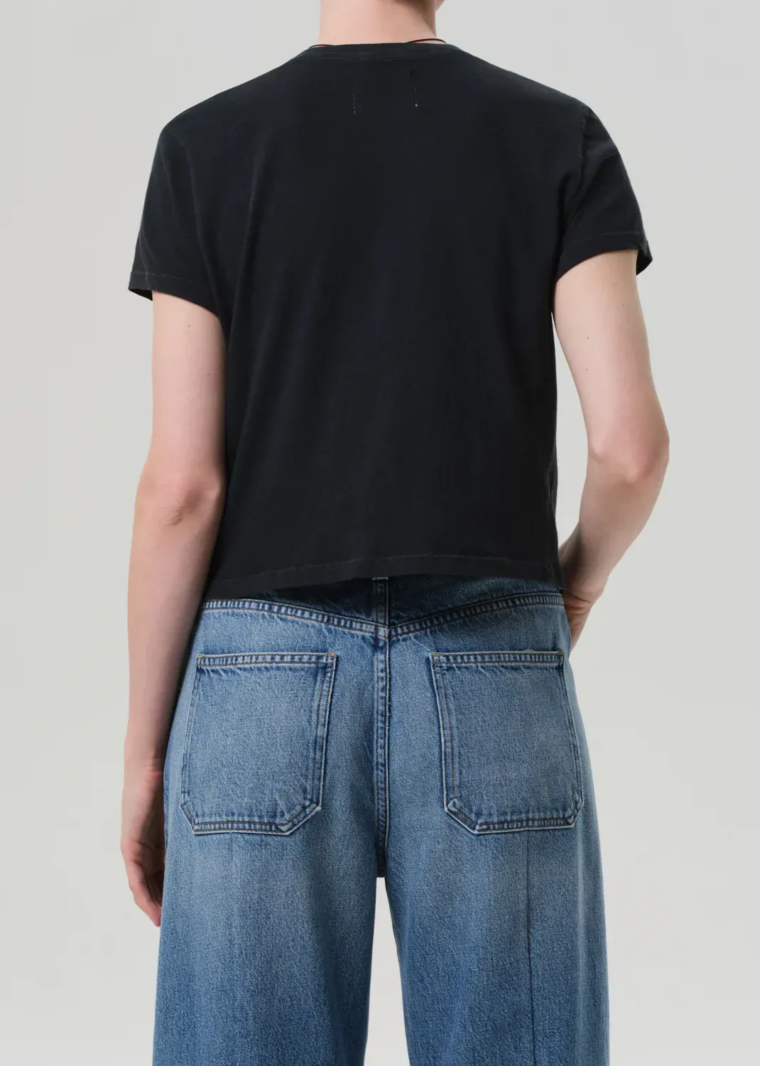 Citizens of Humanity Kyle Tee in Washed Black
