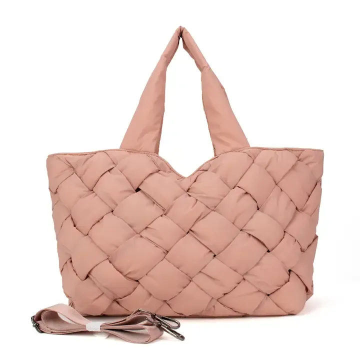 Parker & Hyde Cloud Woven Tote in Desert Sand