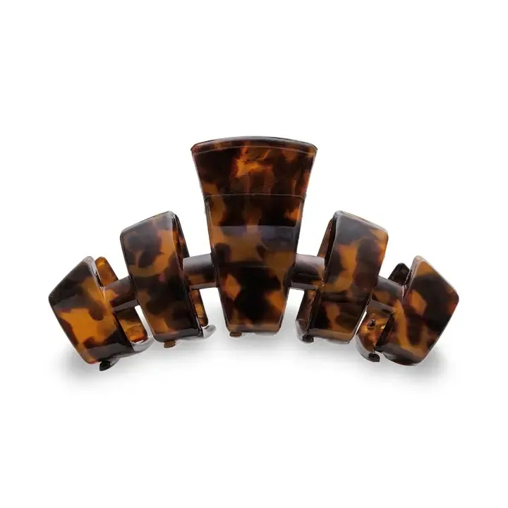 Teleties Large Classic Hair Clip in Tortoise