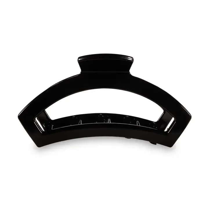 Teleties Medium Open Hair Clip in Jet Black