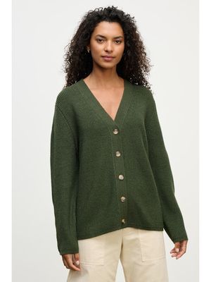 Velvet Monet V Neck Cardigan in Pine Velvet Monet V Neck Cardigan in Pine