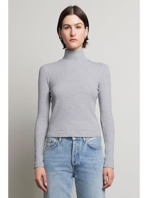 Velvet Helms Modal Rib Top in Heather Grey Velvet Helms Modal Rib Top in Heather Grey