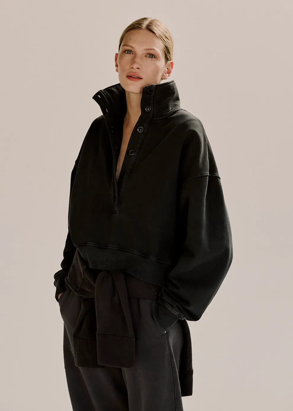 Citizens of Humanity Mirelle Funnel Neck in Charcoal