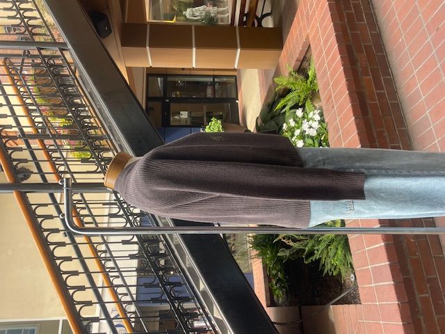 Eileen Fisher Cotton Silk Cord Cardigan in Rye