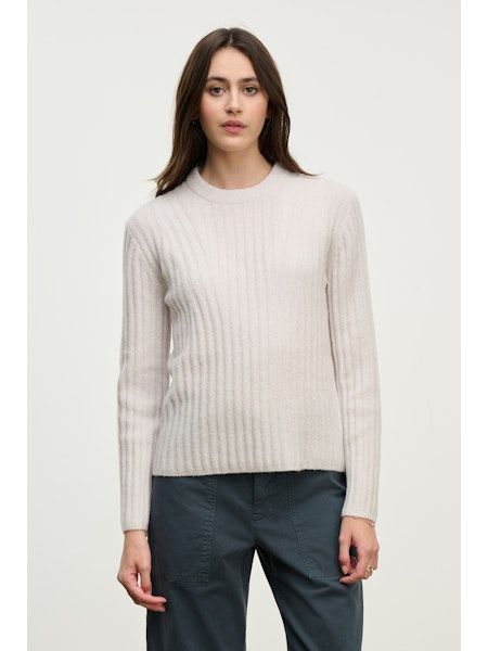 Velvet Imana Cozy Knit Sweater in Snow