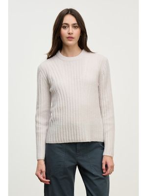 Velvet Imana Cozy Knit Sweater in Snow