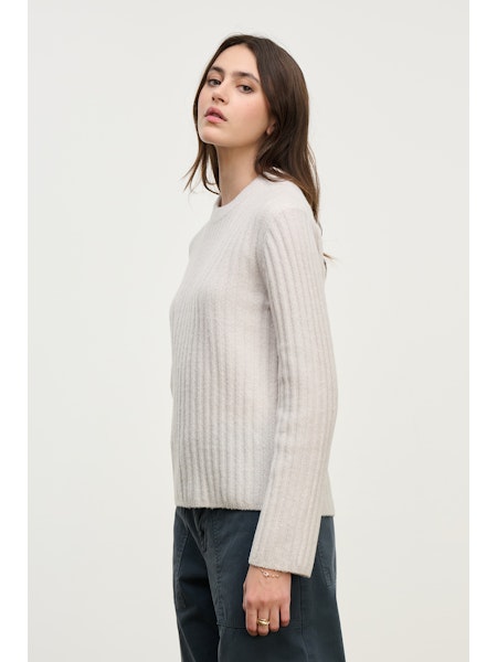 Velvet Imana Cozy Knit Sweater in Snow