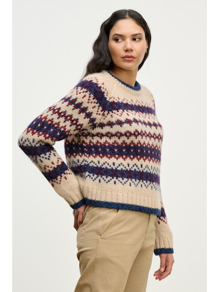 Velvet Makena Fair Isle Sweater in Multi