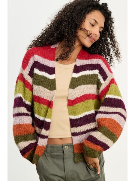 Velvet Ranya Textured Alpaca Sweater in Multi