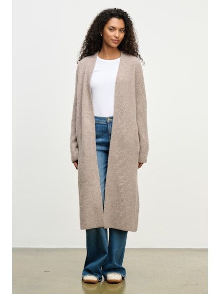Velvet Misha Cozy Knit Sweater in Tan