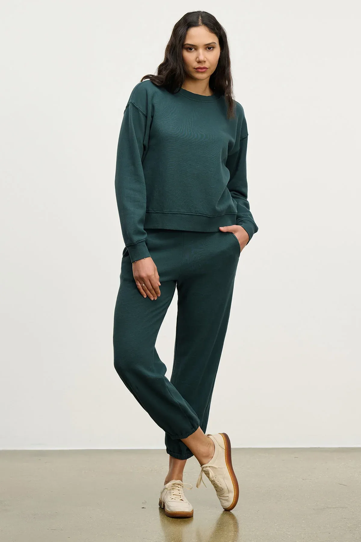 Velvet Zuma Organic Fleece Pant in Mallard