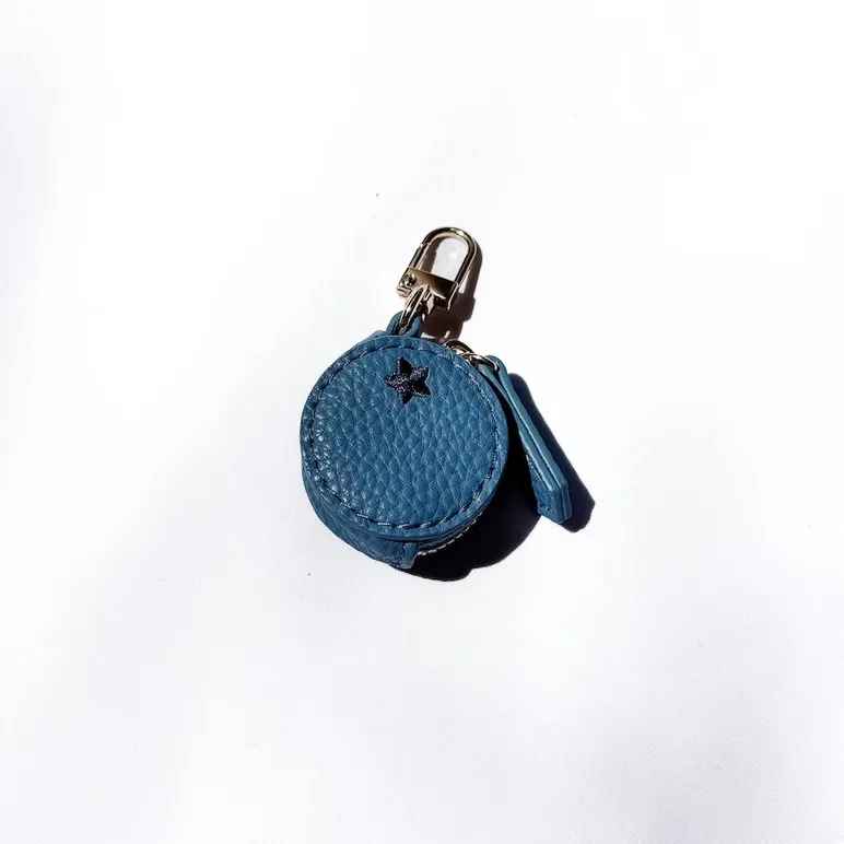 Pretty Simple Cutie Fruit Bag Charm in Blueberry
