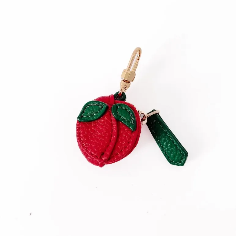Pretty Simple Cutie Fruit Bag Charm in Cherry