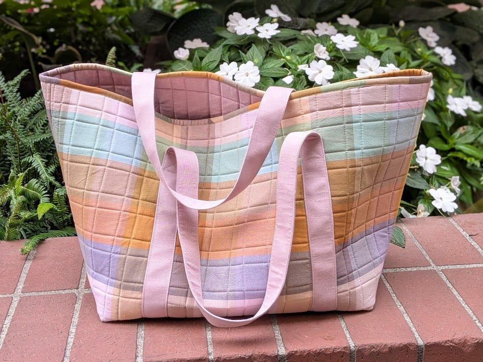Collins Collective Max Oversized Tote in Autumn Plaid