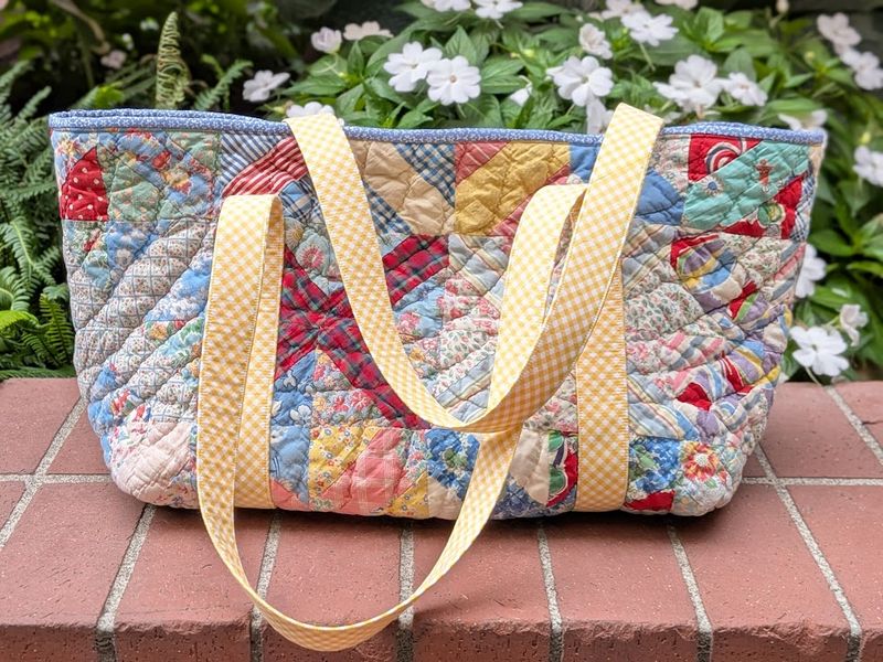 Collins Collective Max Oversized Tote in Vintage Arkansas Crossroad