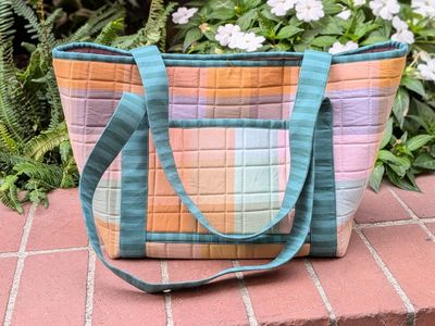 Collins Collective Jolene Medium Everyday Tote in Autumn Plaid Collins Collective Jolene Medium Everyday Tote in Autumn Plaid