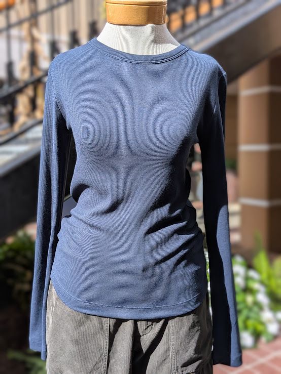 Velvet Camino Modal Rib Top in Ink
