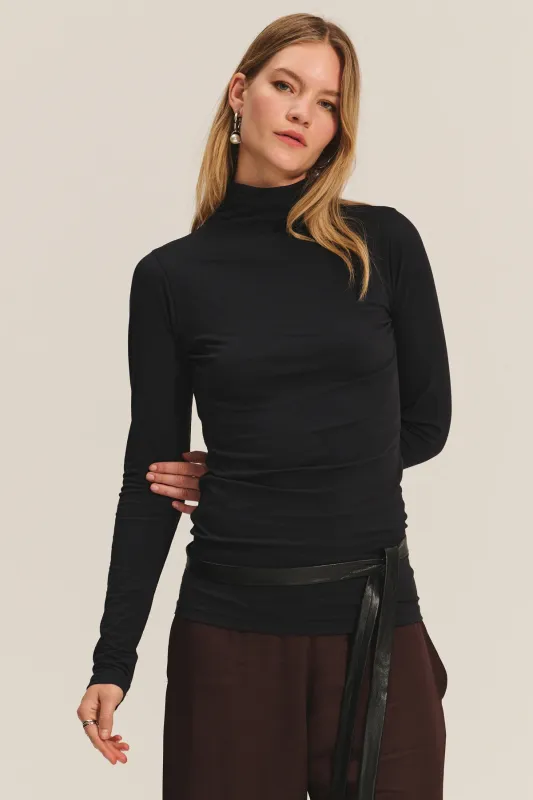Velvet Talisia Gauzy Whisper Top in Black Velvet Talisia Gauzy Whisper Top in Black