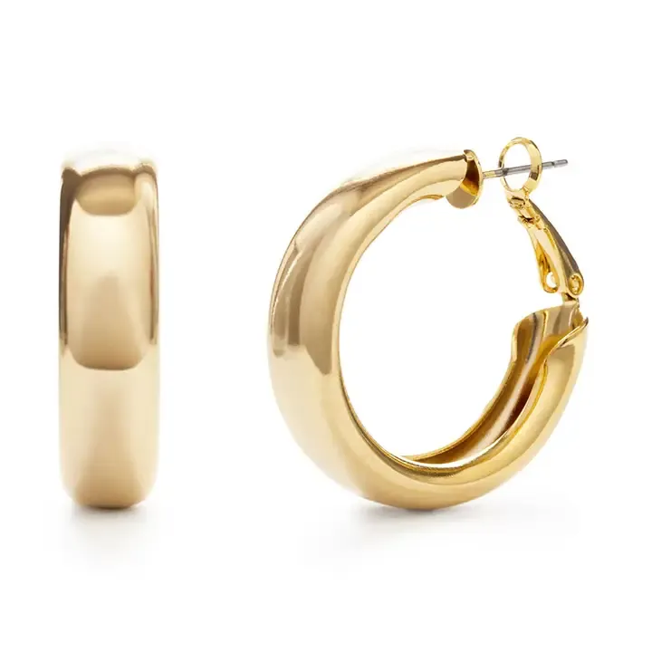 Amano Studio Big Chunky Hoop Earrings in Gold