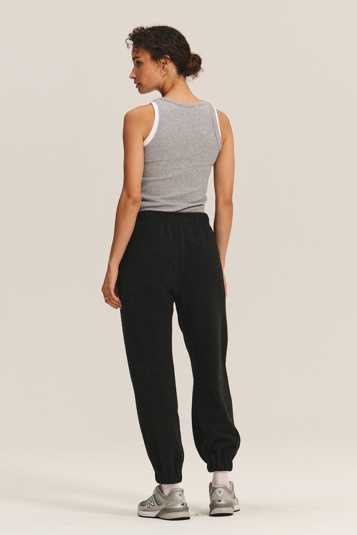 Velvet Cruz Modal Rib Tank in Heather Grey