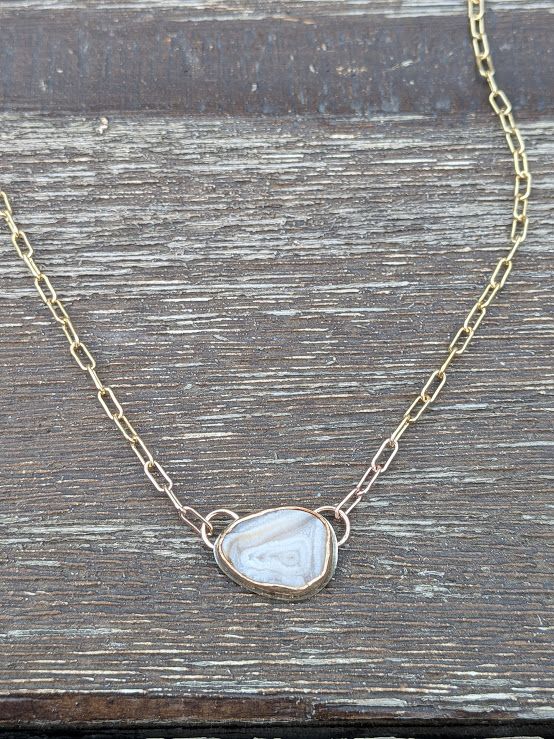 Savage Roots Lyle Necklace in 14K Gold Fill Desert Druzy