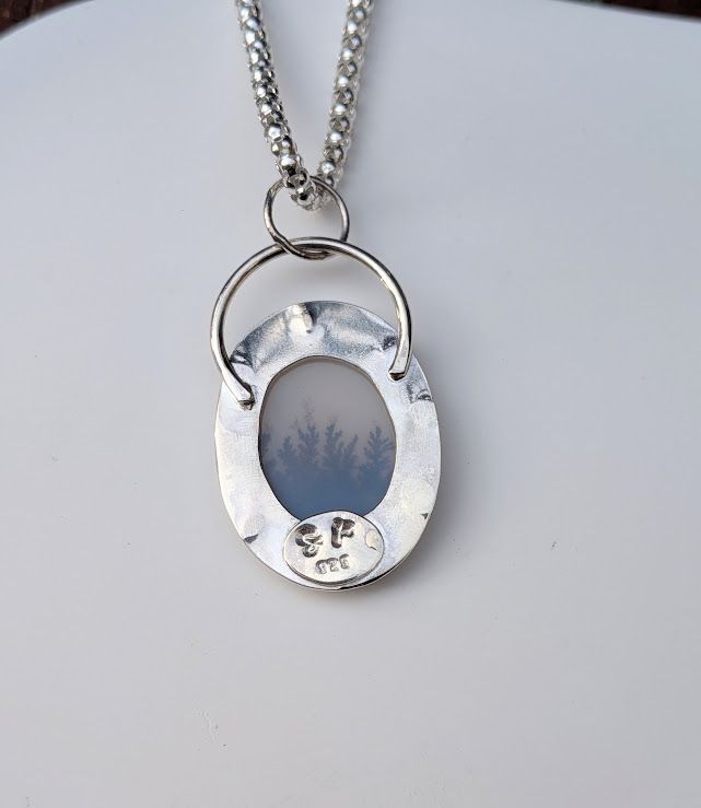 Savage Roots Sahalie Necklace in Scenic Dendritic Agate