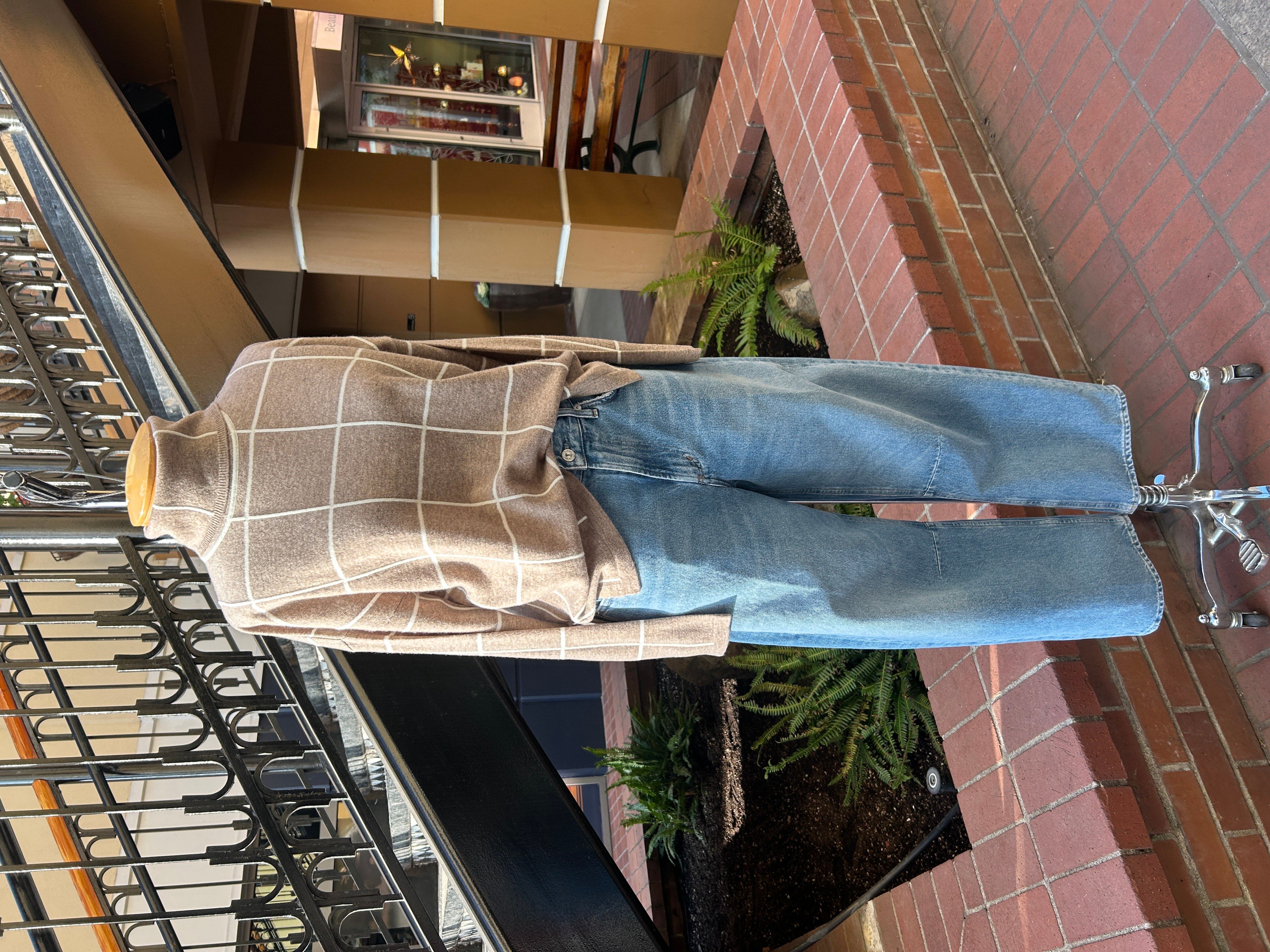 Estheme x Maud & Sacha Vivienne Turtleneck Sweater in Quinoa/Flocon