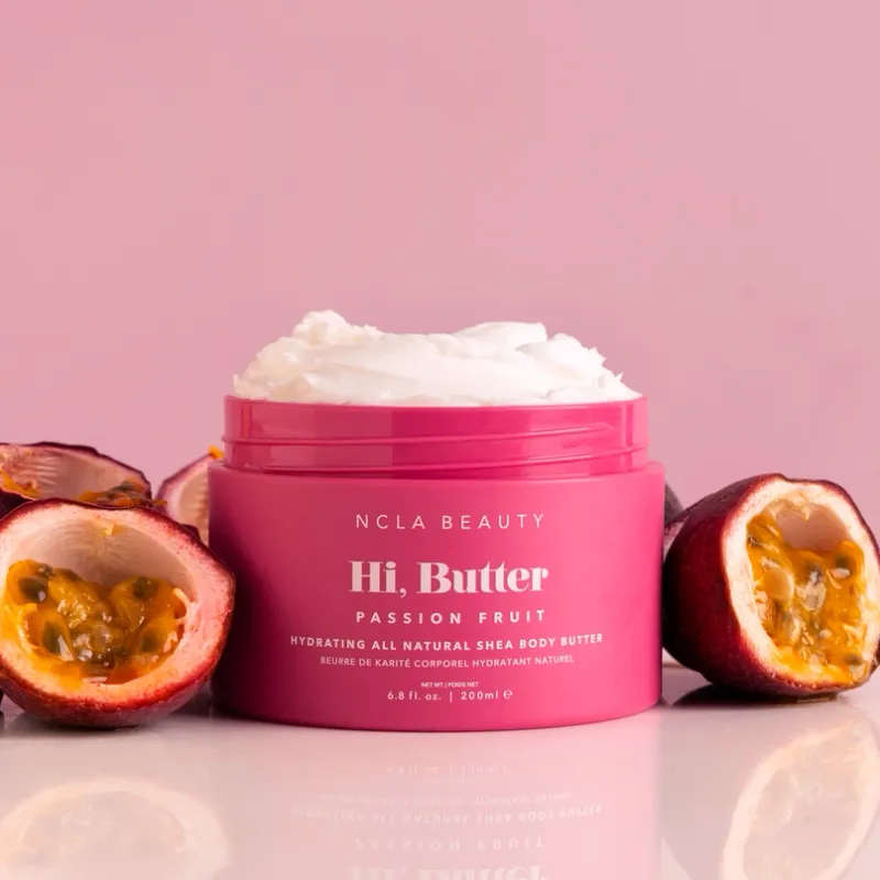 NCLA Beauty Hi, Butter All Natural Shea Body Butter in Passion Fruit