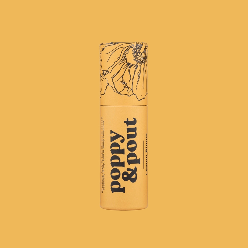 Poppy & Pout Lip Balm in Lemon Bloom