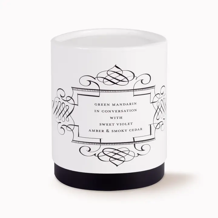 Amelin Archive Candle in Calligraphy
