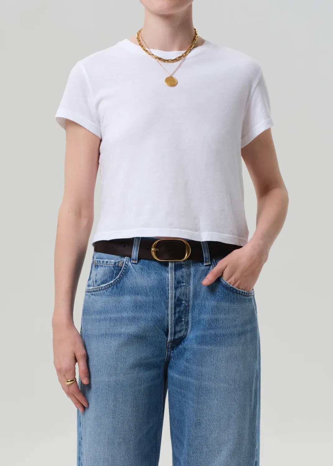 Citizens of Humanity Kyle Tee in White Citizens of Humanity Kyle Tee in White