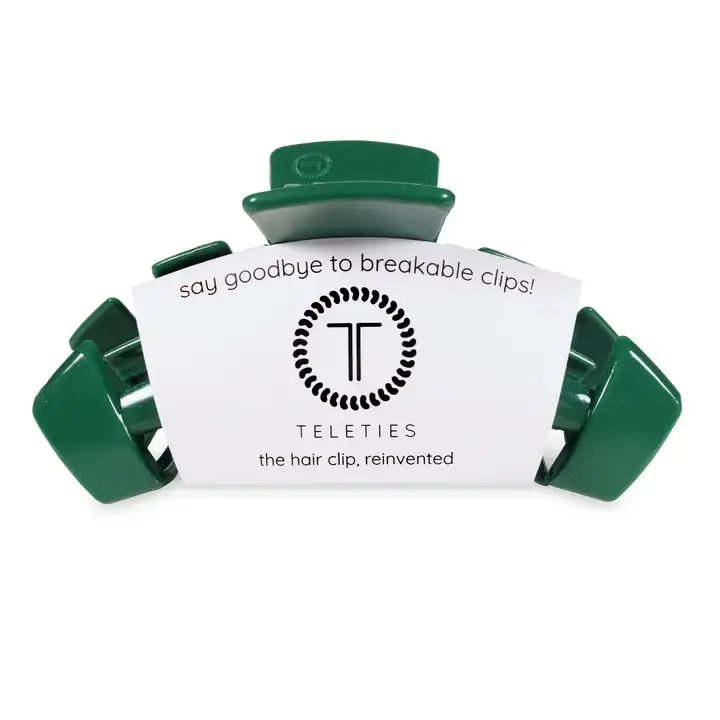 Teleties Large Classic Hair Clip in Mistletoe